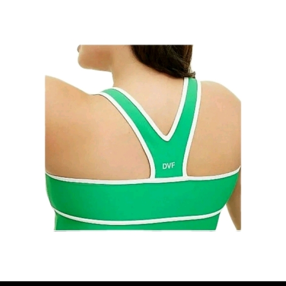 Diane von Furstenberg for Target Womens Green Racerback Full Length Bodysuit 2X - Picture 3 of 13